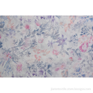 Wholesale Indistinct Flower Pattern Printed Fabrics
